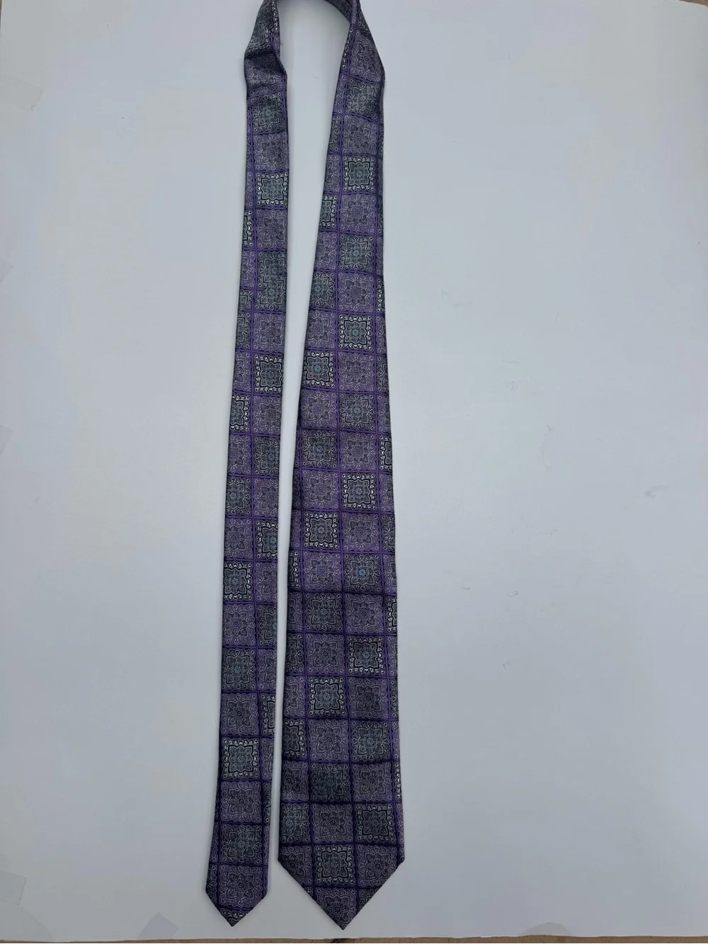 🔥ZEGNA Ermenegildo Zegna NEW Silk Tie Floral Paisley STUNNING! Price Firm!